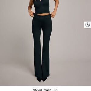 Express Black Columnist Boot High Rise Pant